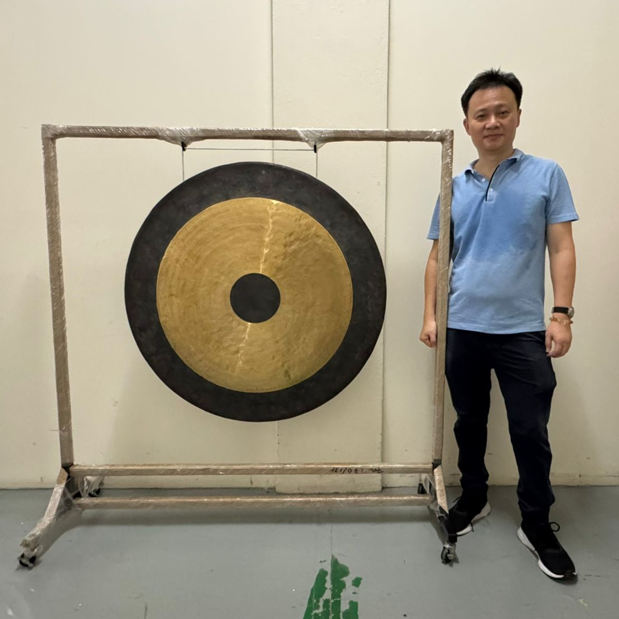 100cm Chinese Gong on Stand - Rental SIngapore